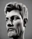 Placeholder: Simetric, roman bust, marble material, Lionel Messi model, migel angel style, God light, 4k resolution, intricate details, ornate details, soft lighting, unreal engine 5.