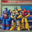 Placeholder: Optimus prime, bumblebee and ratchet at the 7eleven, ultra definition 4k sitcom style tv show. 1990