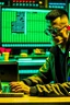 Placeholder: mr robot chinese hackers spinoff in the style of cyberpunk