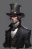 Placeholder: human with a top hat dnd character