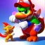 Placeholder: Mario eating bowser,