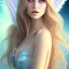 Placeholder: magnifique belle sexy fairy souriante avec de magnifiques ailes et des cheveux longs blonds,yeux bleus