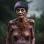 Placeholder: An amusing parody, an old, decomposing zombiegorillawitch with 1st degree burned skin and pixie-cut hair, wearing rotting underwear, 4k, 8k, 32k UHD, Hyper realistic, extremely colorful, vibrant, photorealistic, realistic, sharp, highly detailed, professional quality,