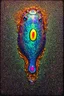 Placeholder: disco paramecium; a neo-surrealistic, expressionistic lowbrow statement piece