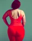 Placeholder: akvarel, woman body red, and golden, abstract, curvy, pastels, light, beautiful curves, woman from back, rosa, circle, back, spine, light, pastel, blurry, postmodern art, graphical,