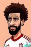 Placeholder: mo salah ,cartoon 2d