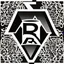 Placeholder: logo with the letter R end N, black and white