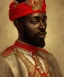 Placeholder: Negro Felipe, african slave, red uniform, red headband, short beard