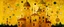 Placeholder: A yellow castle with clocks in daylight painted by Gustav Klimt