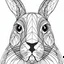 Placeholder: Rabbit, closeup, minimal lines, cartoon, mandala style, white back ground color, real style, realistic, minimalistic, minimal black line art, line art, crisp line art, unique coloring sheet, outlined, outline, crisp, crisp line edges, illustration, thin lines, crisp clear lines, line art, clean line art, unique, 8k, amazing, masterpiece, no colors, no dark color, no black color, avoid thick black, minimalistic line edges, pure white back ground, image character full fit to page,