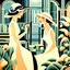 Placeholder: Pale colors gently drawn ART DECO style in the style of George Callaghan. Modifiers: elegant extremely detailed fantasy intricate 8k very attractive beautiful dynamic lighting fantastic view high definition crisp quality colourful very cute focused naive art Dee Nickerson
