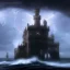 Placeholder: an ocean storm with clouds and lightning, castle, minarets, 8k resolution, high-quality, fine-detail, intricate, digital art, detailed matte, volumetric lighting, baroque, illustration, octane render, brian froud, howard lyon, selina french, George Grie, Ben Goossens, Igor Morski