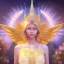 Placeholder: African crystal angel palace ! soft background | god rays | intricate | elegant | galactic landscape | highly detailed | illustration | depth of field, luminosity, ultra sharp focus, ultra high definition