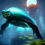 Placeholder: bioluminescent epic aquatic alien, 8k resolution, dynamic lighting, ultra hyperdetailed, Unreal Engine 5, ultra colourful, very small details, realistic