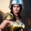 Placeholder: Ultra detailed fullbody Portrait in oil on canvas of busty female Roman warrior with armor,helmet,extremely detailed digital painting,ultrarealistic skin,intense stare, extremely detailed face, crystal clear eyes, mystical colors ,perfectly centered image, perfect composition, rim light, beautiful lighting,masterpiece ,8k, stunning scene, raytracing, anatomically correct, in the style of Simon Bisley and Ohrai Noriyoshi and robert e howard and Steve Jung and Wizyakuza and uncannyknack.