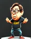 Placeholder: Caricatura de Gustavo Petro hablando serio cuerpo completo gorra obra de arte detallado 4k