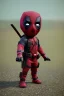 Placeholder: Deadpool toddler, full body, bokeh, hyper realistic