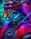 Placeholder: Leopard Samurai intricate oil painting hyper-detailed maximalist 8k