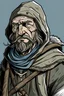Placeholder: middle age human male, broody, hunter, far nord, comic book art style