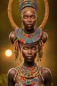 Placeholder: A photo taken from an african village "zulu", <character or scene>, kente, cinematic lighting --v 4 --q 2