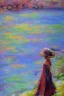 Placeholder: Impressionist painting of wanderlust