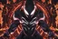 Placeholder: Miles in 8k solo leveling shadow artstyle, Crystal and Symbiote them, neon effect , dragon tattoos, close picture, full body, apocalypse, intricate details, highly detailed, high details, detailed portrait, masterpiece,ultra detailed, ultra quality