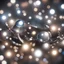 Placeholder: Macro de una cuchara cargada de pequeñas estrellas brillantes, fondo con pequeñas bombillas electricas, atmósfera de misterio, alto nivel de detalle, 4k