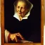 Placeholder: Portrait of an old woman Caravaggio style