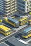 Placeholder: transportation in the city realistic