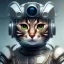 Placeholder: Cyberpunk Portrait of cyborg cat child with brown hair and with cute face, north pole snowy vibe , perfect composition, hyperrealistic, super detailed, 8k, high quality, trending art, trending on artstation, sharp focus, studio photo, intricate details, highly detailed, by greg rutkowski