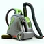 Placeholder: vacuum cleaner with hose stylized side view