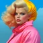 Placeholder: Jayne mansfield in the wind, plastic jacket