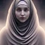 Placeholder: close up portrait of fog as woman in hijab, fine detail, highly intricate, modern surrealism painting, defined cracks and breaks, high-quality, volumetric lighting, 8k, ultrahd, George Grie, Marco Escobedo, Igor Morski,Brian Froud, Howard Lyon, Selina French,