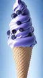 Placeholder: Blueberry Ice cream cone