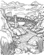 Placeholder: Sandstone bridges coloring pages small slim line art