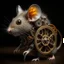 Placeholder: a rat with gears in it's face