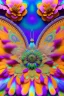 Placeholder: psychedelic mandala made out of flowers, feathers, ultra detailed, photorealistic, vivid colours, intricate details, in the style of Elspeth McLean, 8k