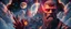 Placeholder: portrait of inter-galatic handsome power broker , the first nation, witchcraft, cyberpunk village, sci-fi, strange chrome vessels, volume light from stars through clouds, goa trance poster