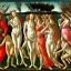 Placeholder: men and women at wild party by botticelli