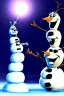 Placeholder: Olaf from Frozen fighting Mike Tyson high quality