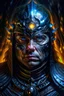 Placeholder: Ultra detailed fullbody Portrait in oil on canvas of Darkness Villain with Armor,intense stare,extremely detailed digital painting, extremely detailed face,crystal clear Big eyes, mystical colors ,perfectly centered image, perfect composition, rim light, beautiful lighting,masterpiece,8k, stunning scene, raytracing, anatomically correct, in the style of robert e howard and Ken Kelley and Ohrai Noriyoshi and Simon Bisley and tomzj1