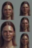 Placeholder: women head portrait, warrior costume, village, meditation, woods, cyberpunk, 8k quality