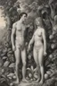 Placeholder: adam and eve in the garden of eden