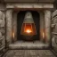 Placeholder: an viking fire place in old house, scary, zombie, steam punk, realistic, made in octane, cinematic, ultra-realistic, extremely detailed octane rendering, 8K, VRAY Super Real ar 2:3, dof photorealistic futuristic 50mm lens hard lighting dark gray tintype photograph, realistic lighting, sepia color