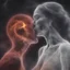 Placeholder: Bursting Blood vessels, heart-shaped, electrifying, close-up, Head and shoulders portrait of the bride and the mummy, double exposure shadow of the ghost, Invisible, poignant, extremely colorful, Dimensional rifts, multicolored lightning, outer space, planets, stars, galaxies, fire, explosions, smoke, volcanic lava, Bubbles, craggy mountain peaks the flash in the background, 32k UHD, 1080p, 1200ppi, 2000dpi, digital photograph, heterosexual love, speedforce