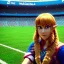 Placeholder: Zelda, link no campo do maracanã