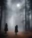 Placeholder: photographic quality, night, mystical, moon light, 5 beautiful young witches, pagan, goth, monolith, fires, woods, dark, misty, moody, dancing, ultra detail,