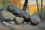 Placeholder: Night, trees, mountains, rocks, wilfrid de glehn and otto pippel impressionism paintings