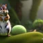 Placeholder: pixar style, volumetric summer garden environment and background, realistic painting of an Chipmunk, looking excited, volumetric lighting, dramatic lighting, detailed digital painting, extreme dense and fine fur, anime, ornate, colour-washed colors, elegant, small minutiae, tiny features, particulars, centered, smooth, sharp focus, renderman gofur render, 8k, uhd, detailed eyes, realistic shaded volumetric lighting, sunlight caustics, backlight, centered camera view