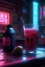 Placeholder: make a drink in a cyberpunk style